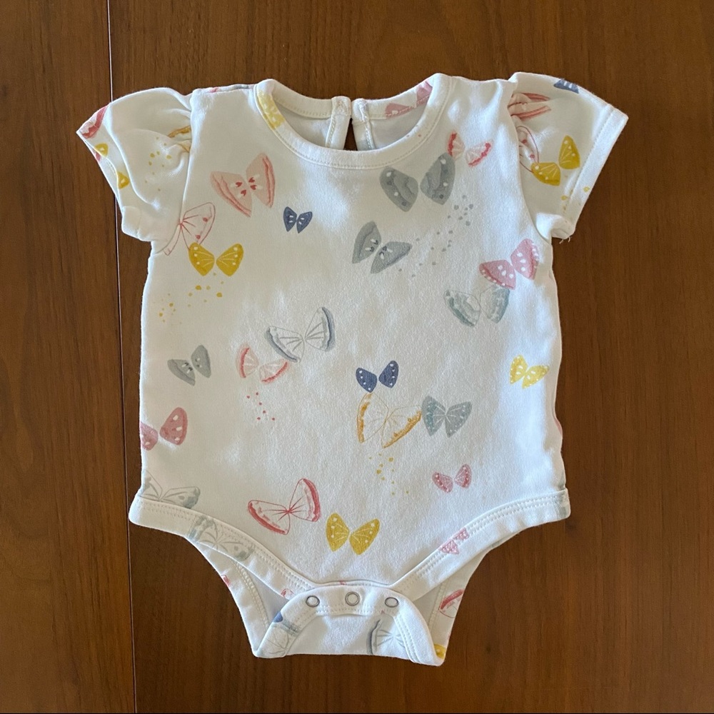 Pehr butterfly onesie 3-6 months